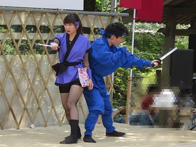 TEAM☆ACTIONの忍者ショー